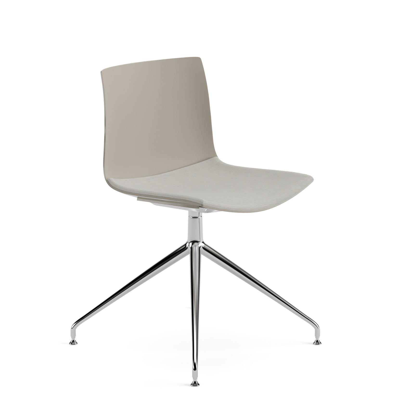 Catifa 46 Stuhl, kunststoff mit polstersitz #0279