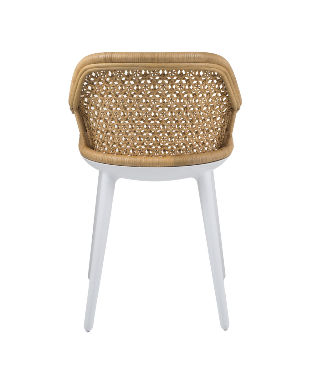 Magis Cyborg Elegant Stuhl weiß, italienisches Design, ergonomisch, komfortabel, langlebig, modern