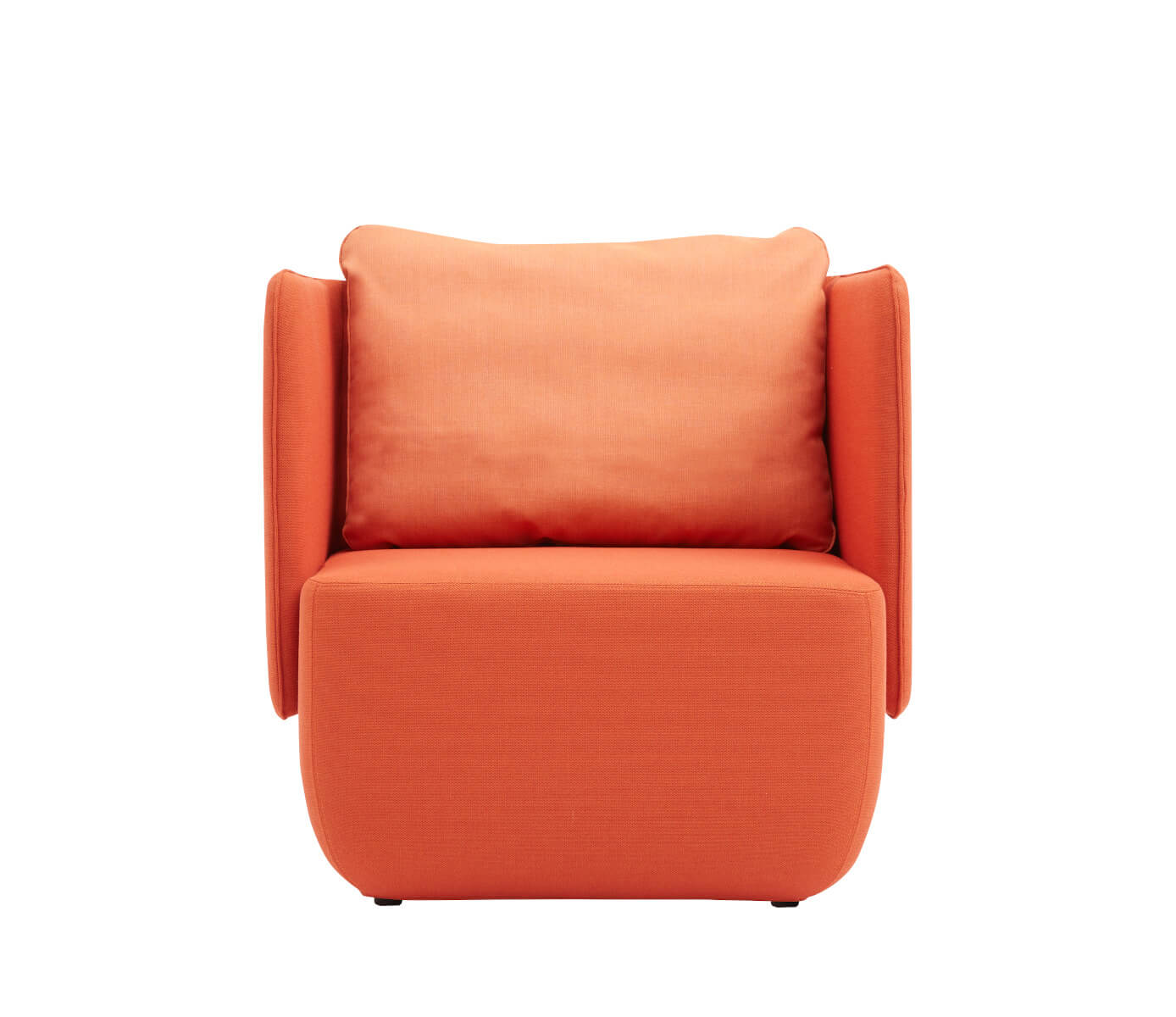 Softline Opera Sessel niedrig, moderner Loungesessel mit weicher Sitzfläche, skandinavischer Polstersessel