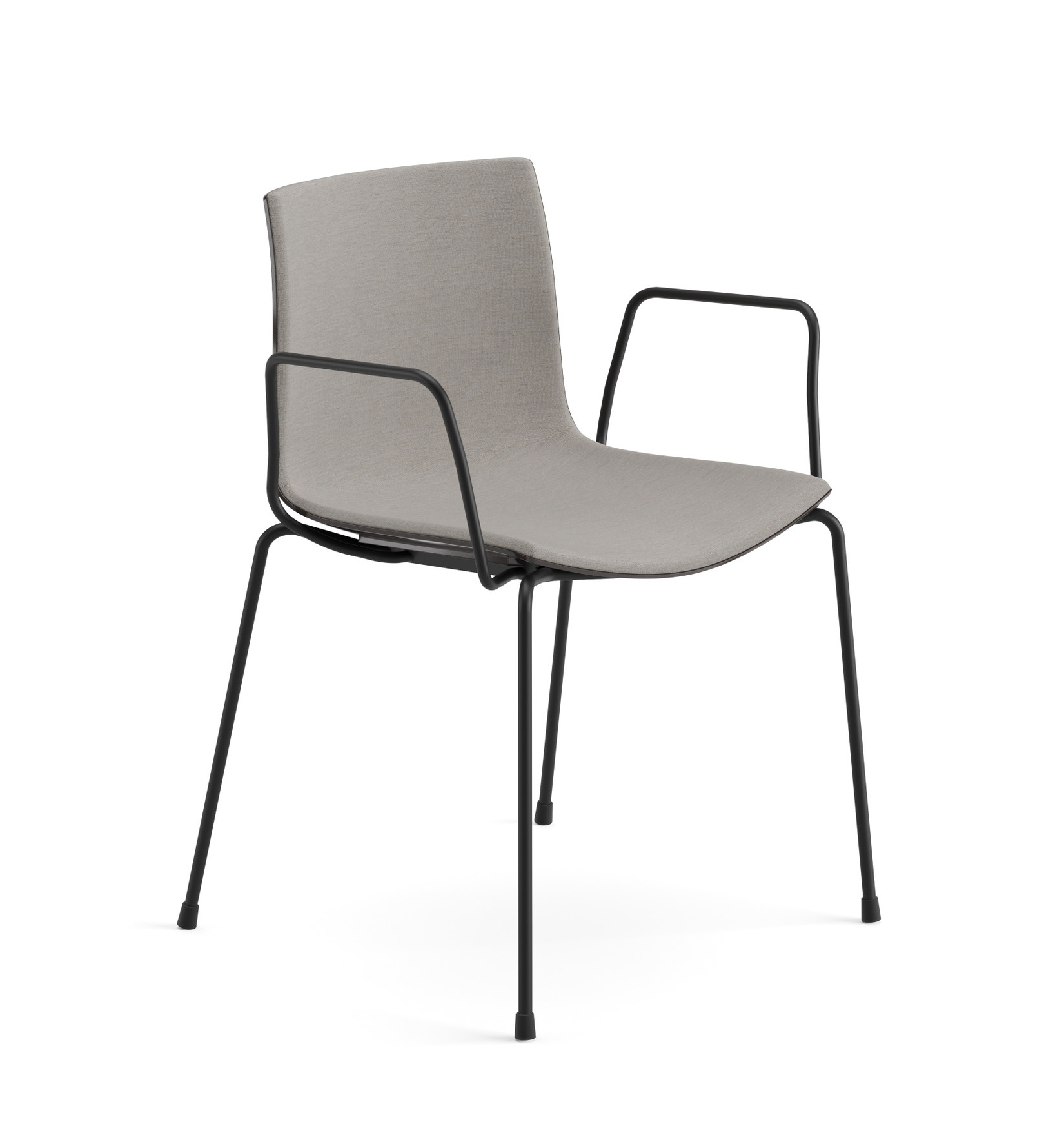 Catifa 46 Armlehnstuhl, kunststoff, vorne bezogen #0458