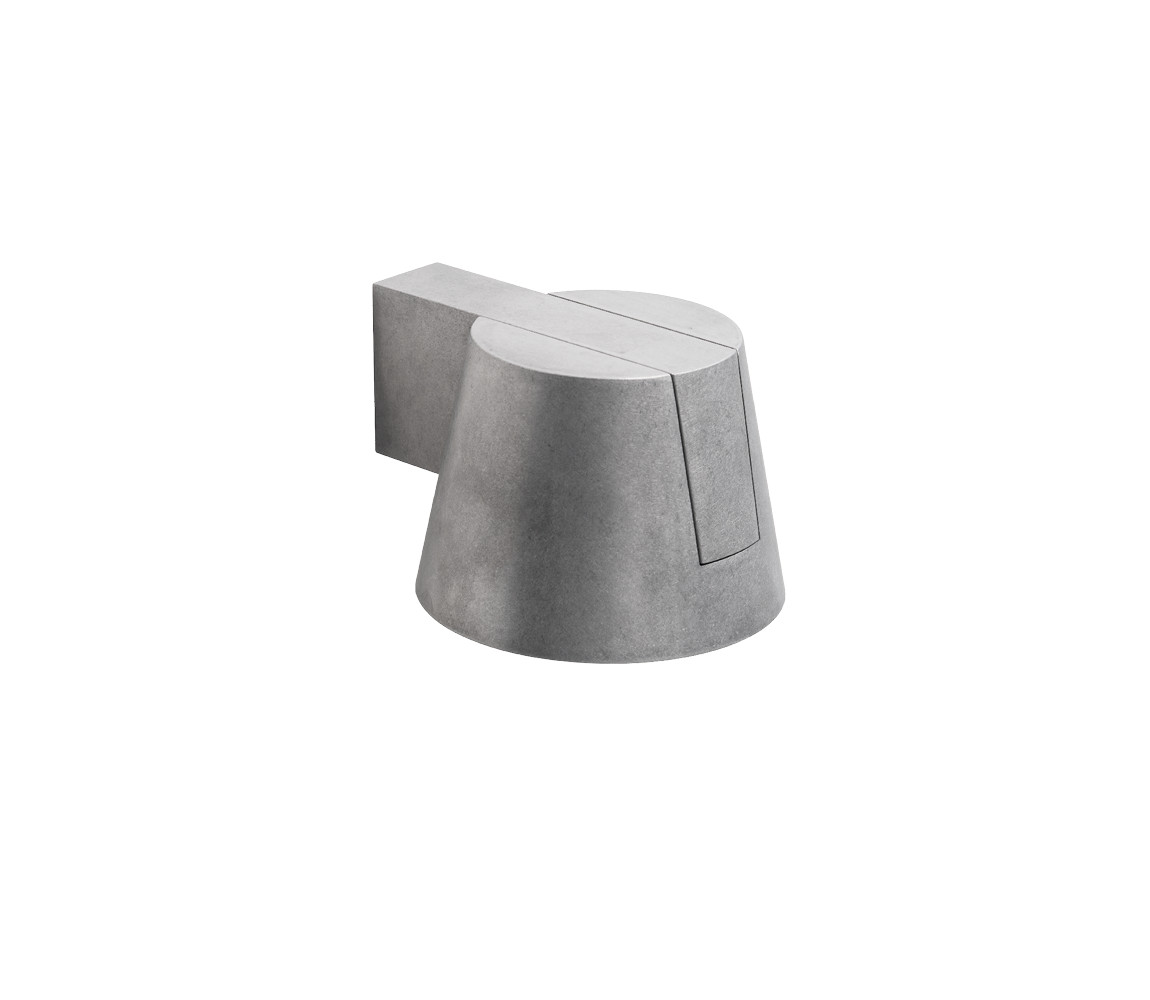 w222 Focal Wandleuchte, raw tumbled