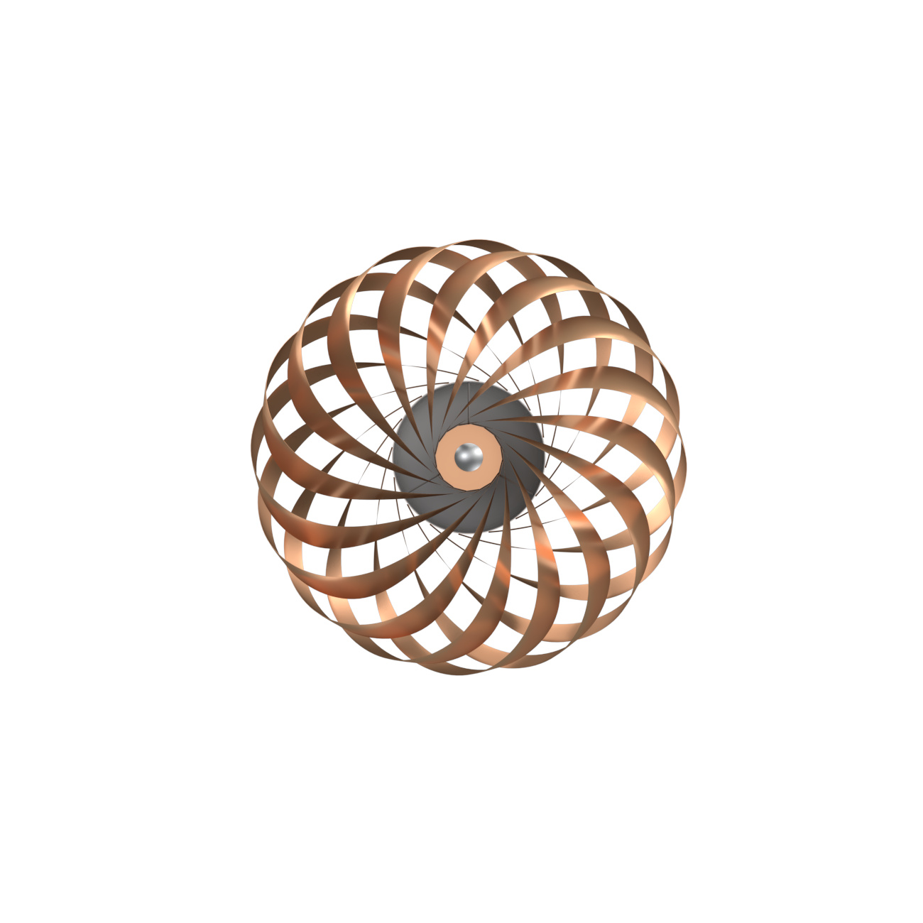 TR5 Wandleuchte, Ø 40 cm, kupfer