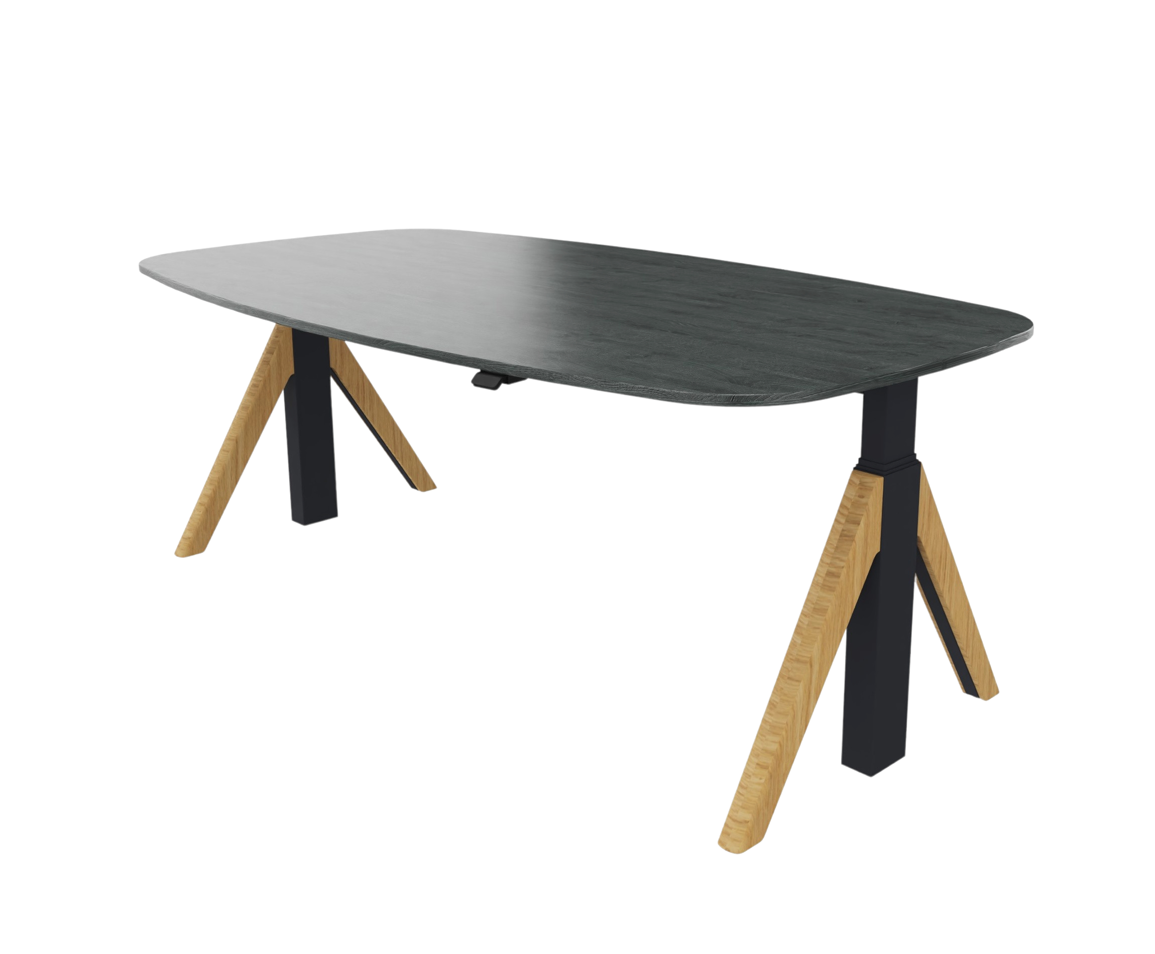 Winea Flow Besprechungstisch, tonne gerundet mit A-Fuß