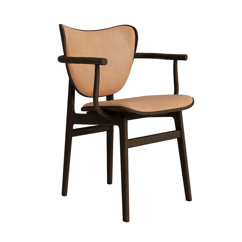 Elephant Armlehnstuhl, eiche geräuchert / dunes camel 21004