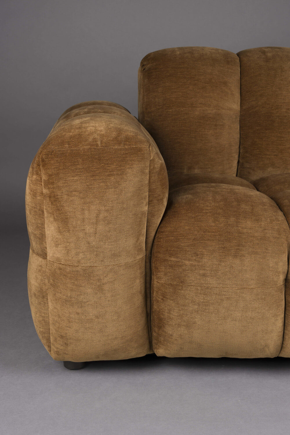 Hackman Sofa 4,5 Sitzer, leder schokolade