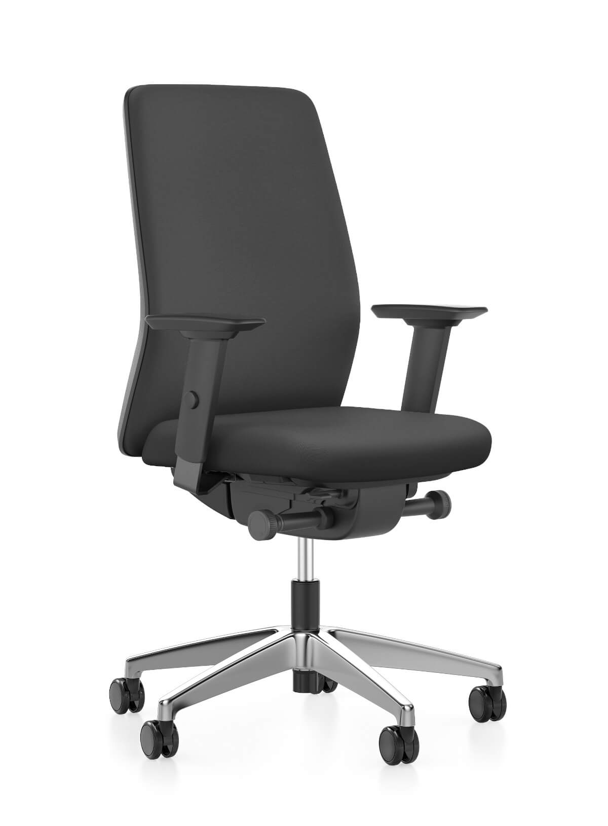 Ergonomischer Interstuhl AIMis1 1S02 Drehstuhl mit Synchronmechanik, höhenverstellbar, bequemes Sitzgefühl