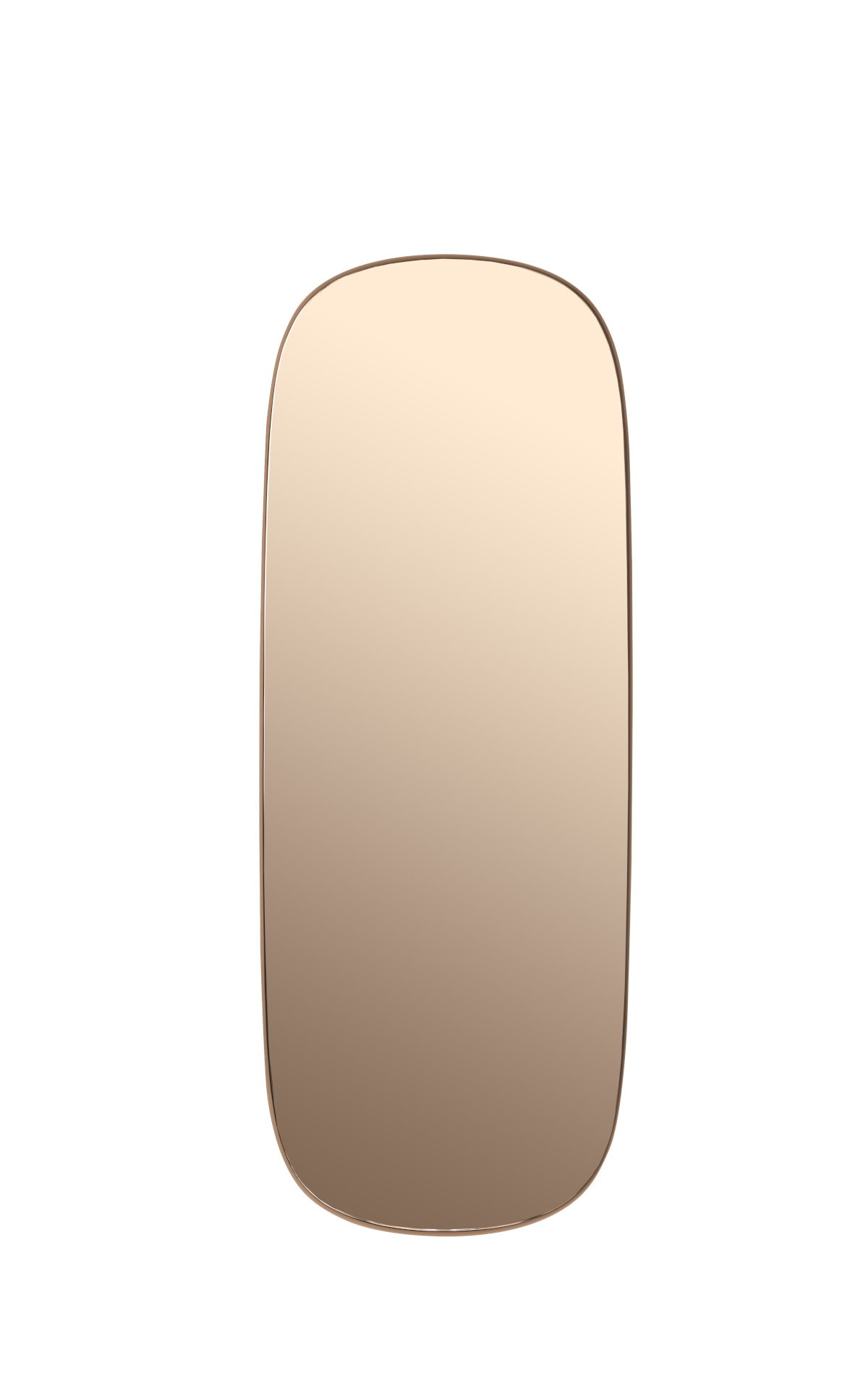 Framed Spiegel, large, rosa