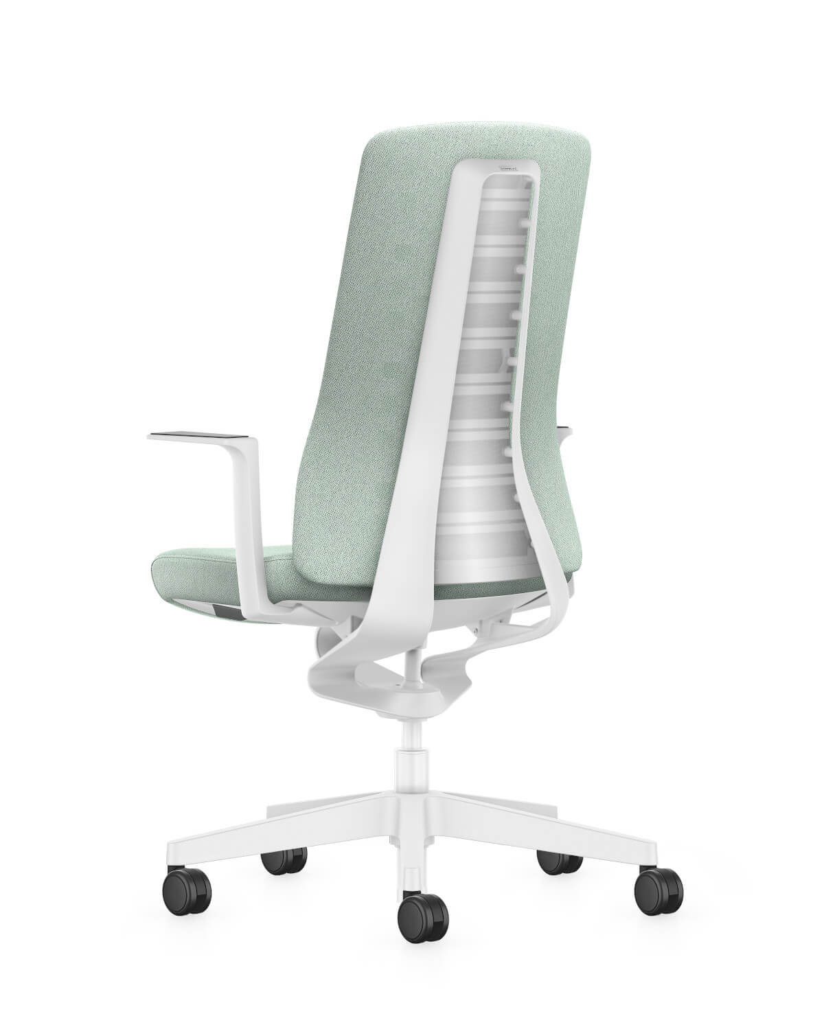 Flexibler Interstuhl PUREis3 PU113 Bürostuhl mit beweglicher Sitzfläche, ohne klassische Mechanik, ideal fürs Homeoffice