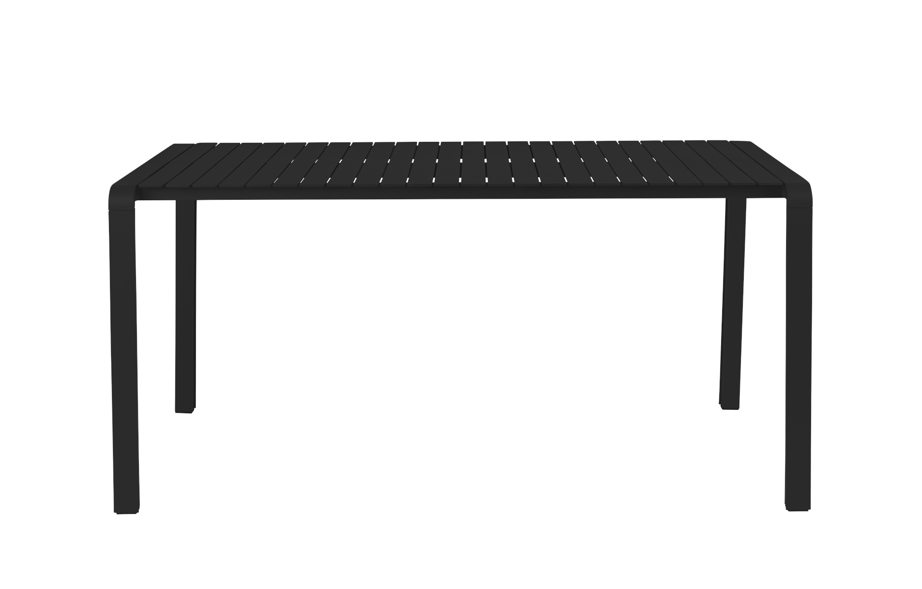 Vondel Tisch, 168,5 x 87 cm, schwarz