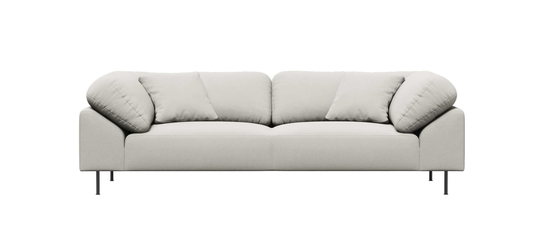 Collar Sofa 2,5-Sitzer, off white bouclé