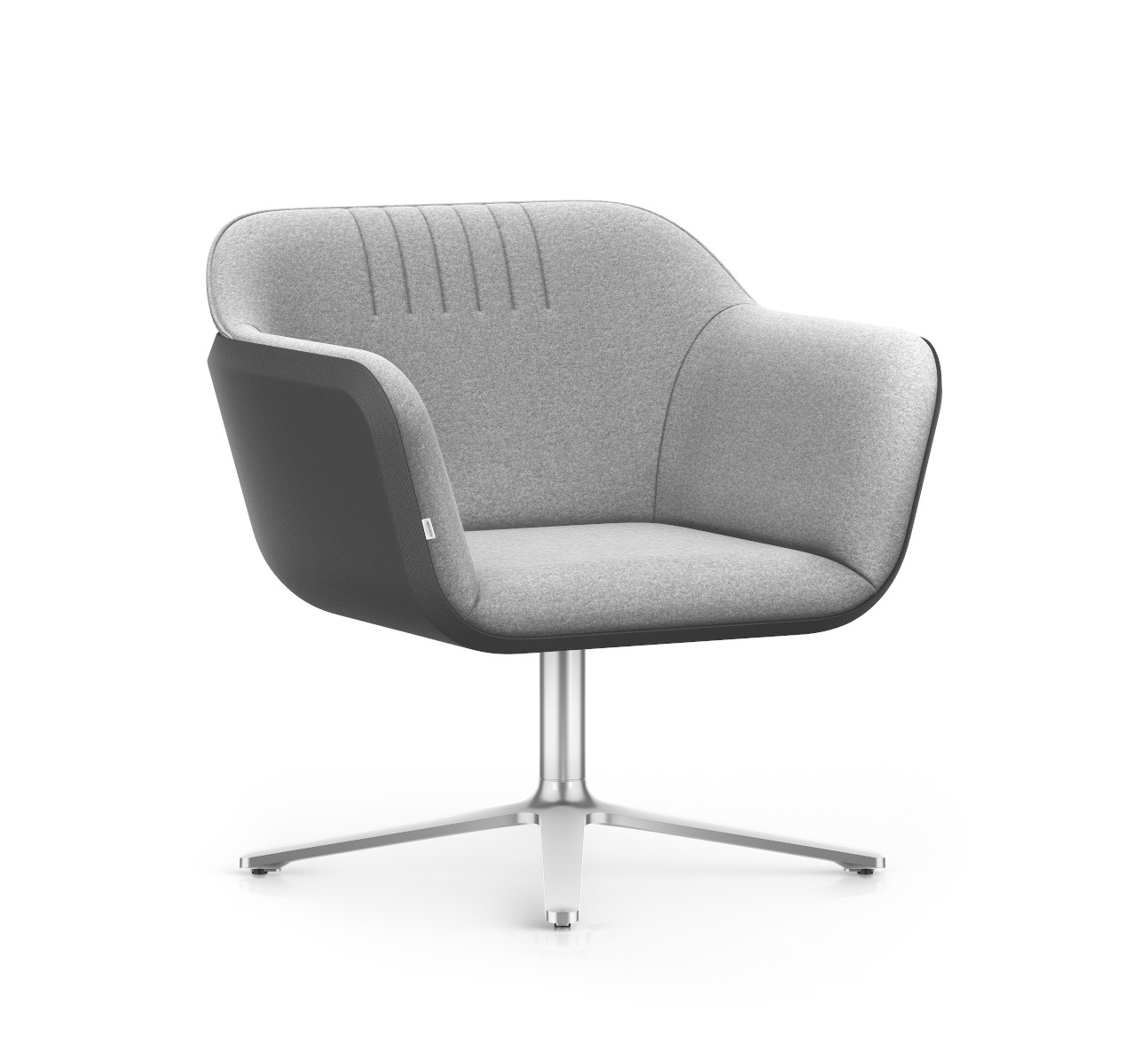 Bequemer Interstuhl HUB HU102 Lounge-Sessel, stilvolles Design, ideal für Büro, Wartebereich und moderne Arbeitsräume