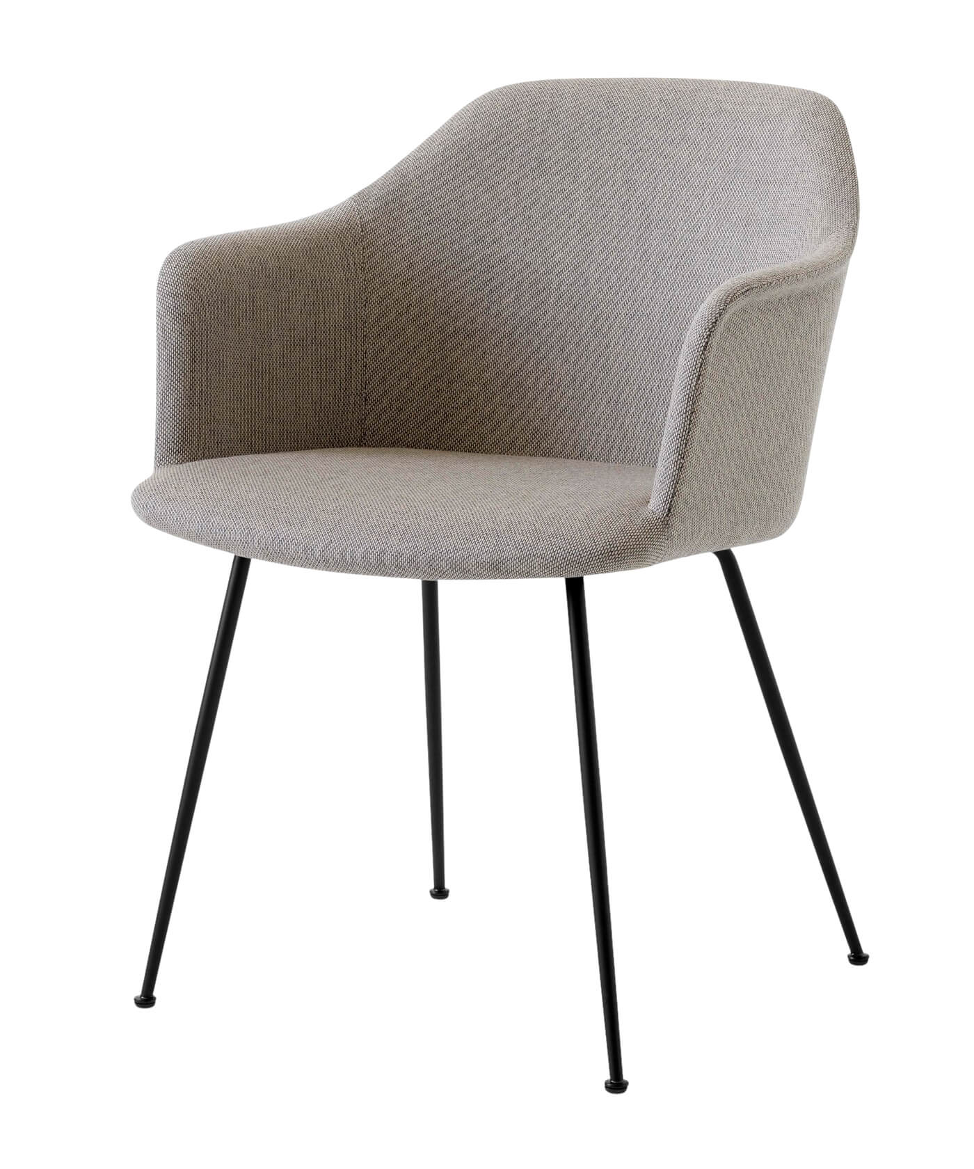 Rely HW35 Armlehnstuhl, schwarz / re-wool 218