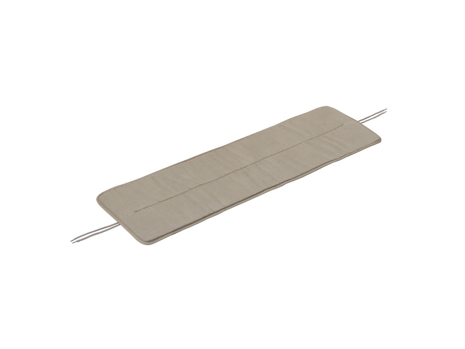 Linear Steel Gartenbank Sitzkissen, 110 x 34 cm, light grey