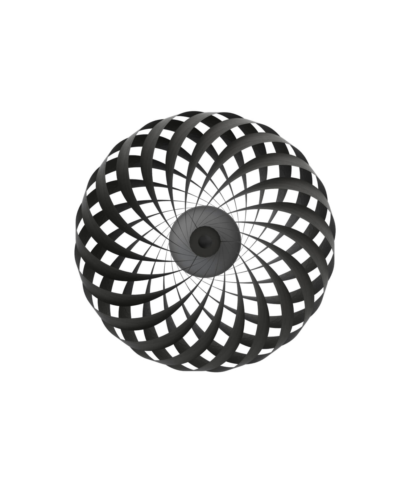 TR5 Wandleuchte, Ø 60 cm, schwarz TR5 Wandleuchte, Ø 60 cm, schwarz