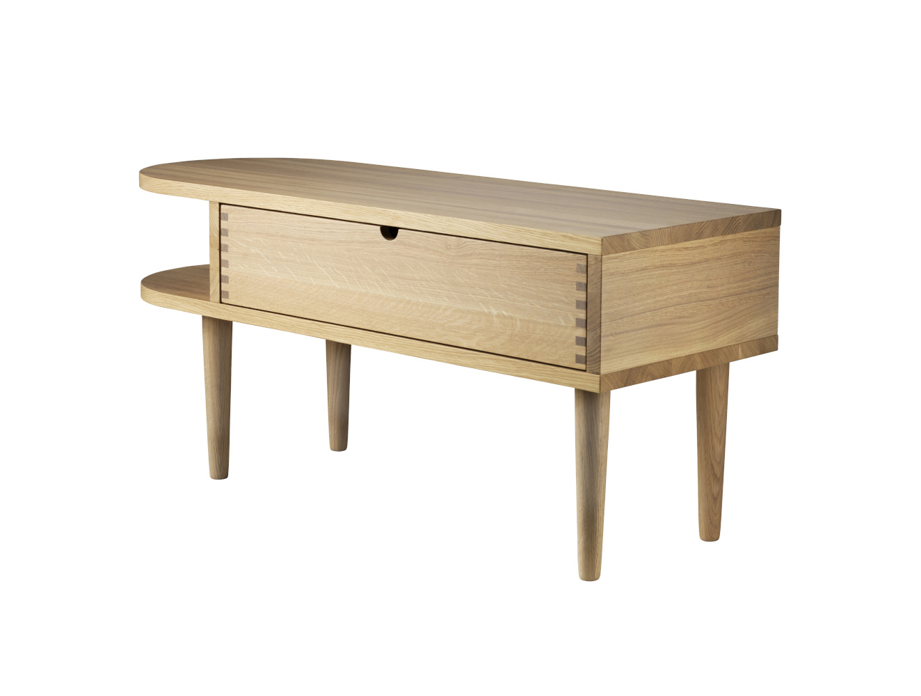 FDB Møbler F24 Bank, FSC® Eiche natur, ergonomisch, nordisches Design, langlebig, funktional, nachhaltig