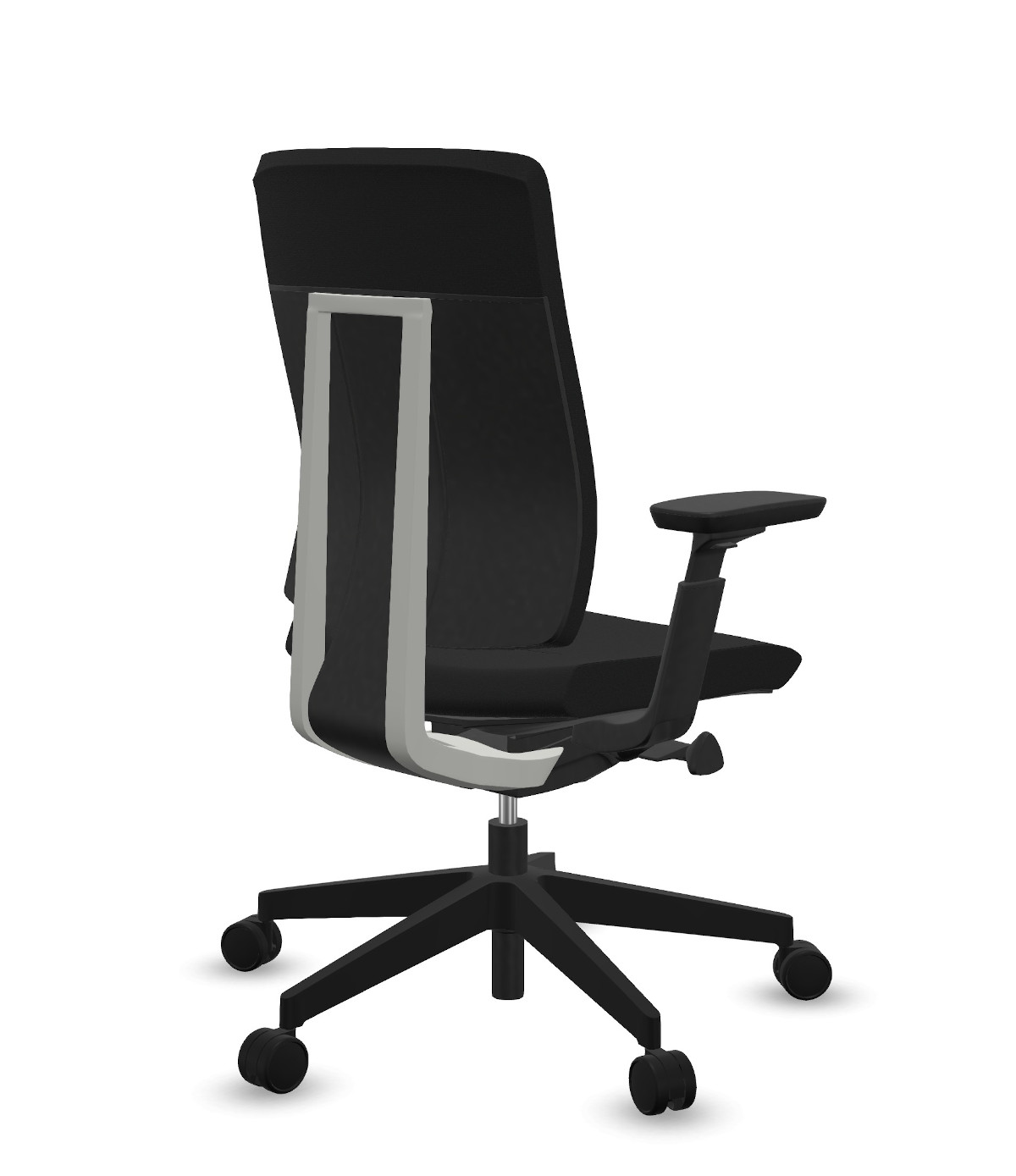 Profim Xenon 10SFL Bürostuhl, atmungsaktiv, gepolsterter Rücken, verstellbare Sitzhöhe, schwarz