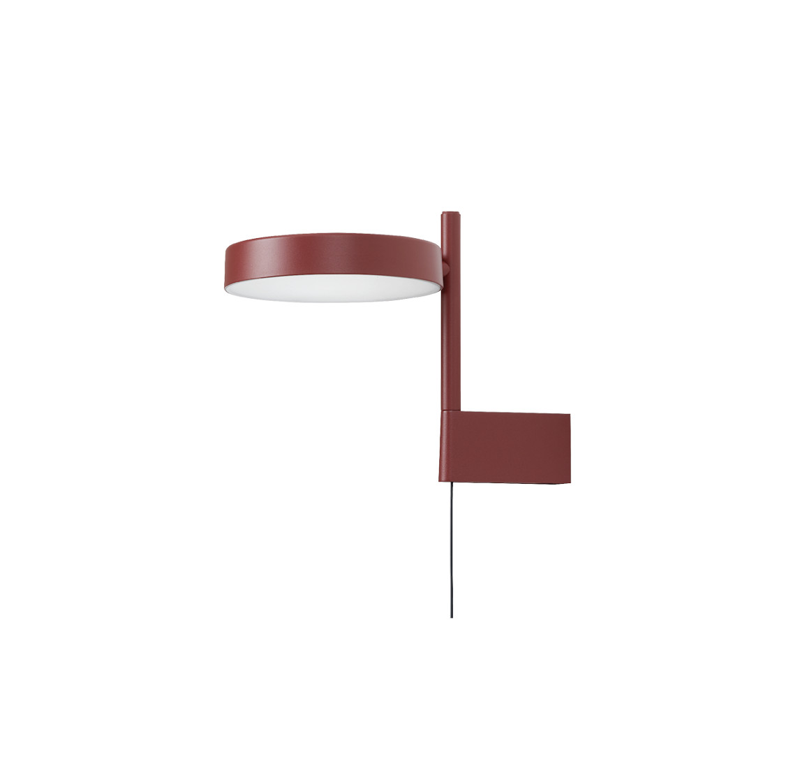 w242 Pastille alu br1 Wandleuchte, oxide red