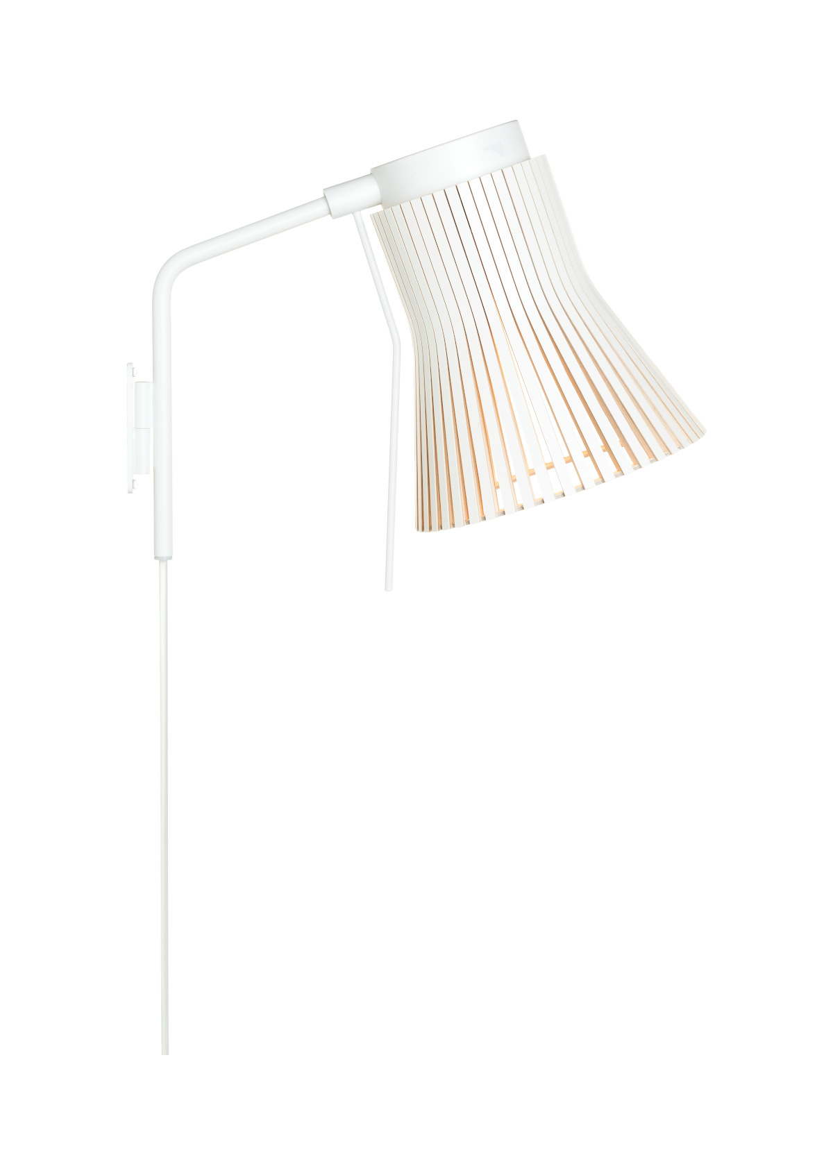 Petite 4630 Wandleuchte, mit Kabel, weiß