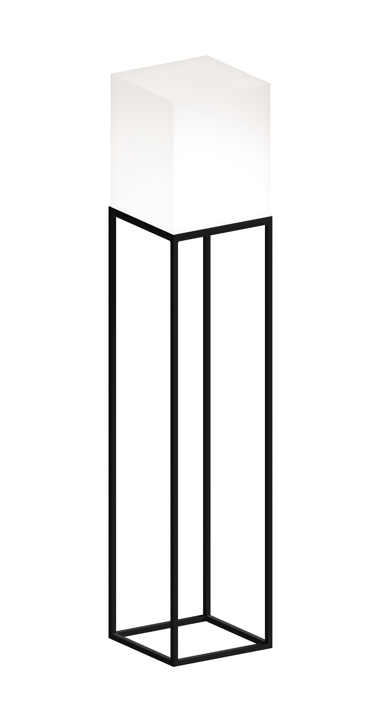 Starcube Stehleuchte, 31 x H 155 cm, grau / weiß