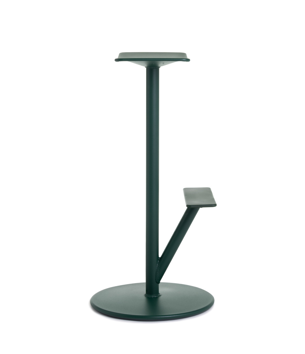 Magis Sequoia Barhocker, 76 cm, dunkelgrün, italienisches Design, robust, komfortabel, modern und elegant