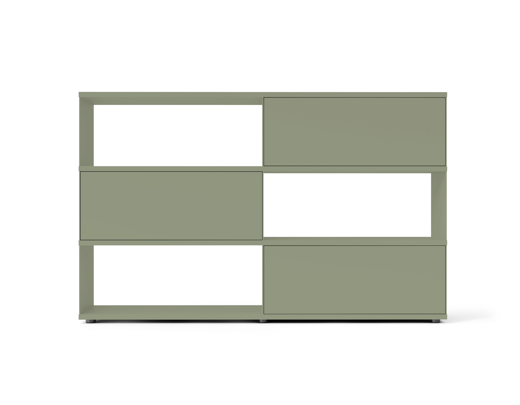 Flow Q Regal, 200 x 124 cm, grün