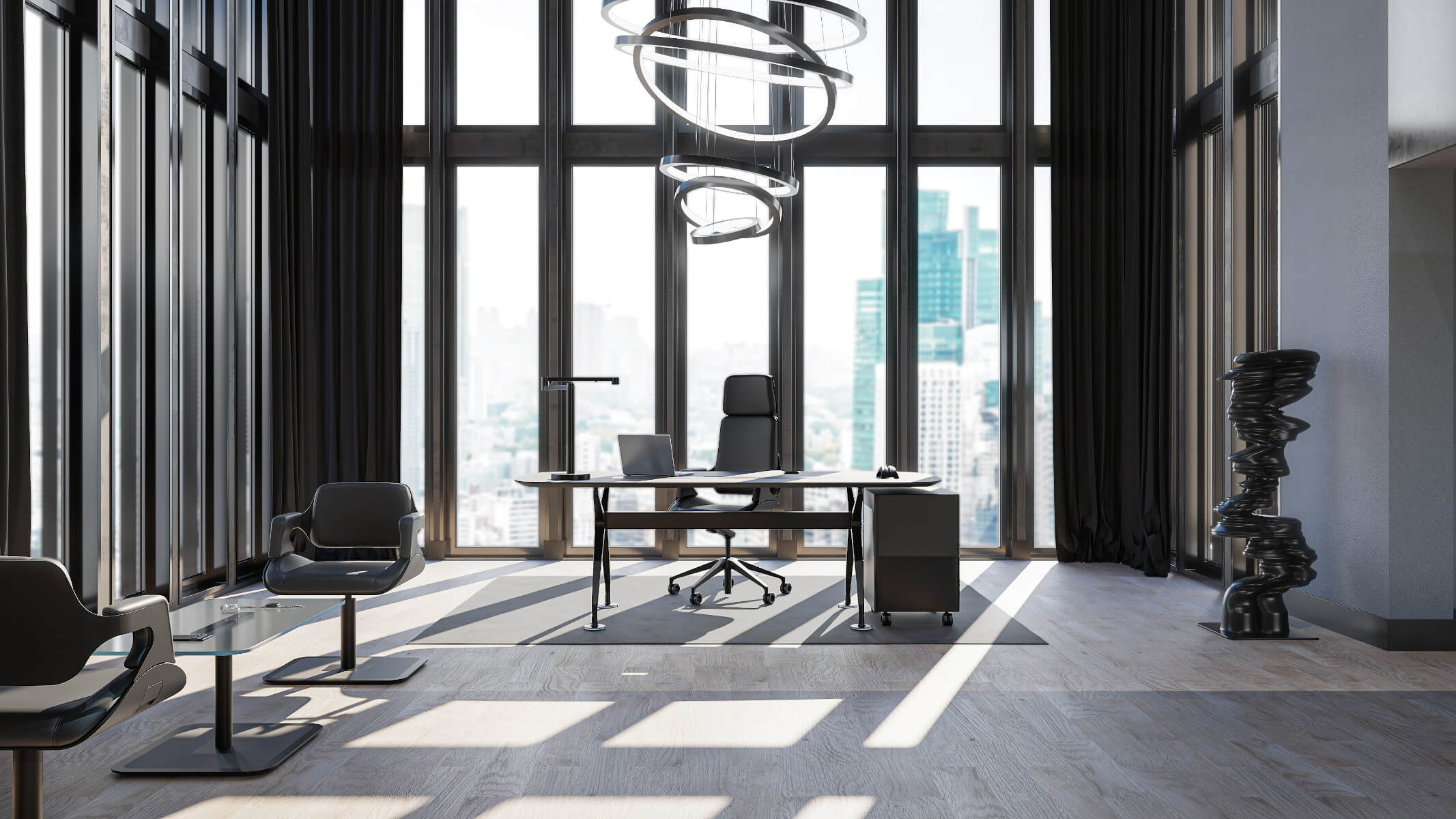 Eleganter Interstuhl Konferenzstuhl Silver 101S mit langlebigem Leder, hochwertiger Verarbeitung und Komfortsitz.