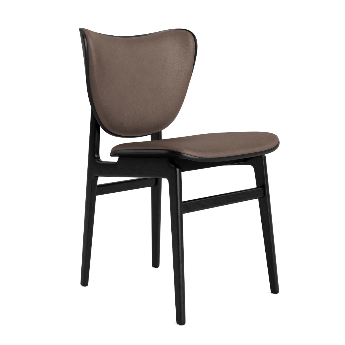 Elephant Stuhl, eiche schwarz / dunes dark brown 21001