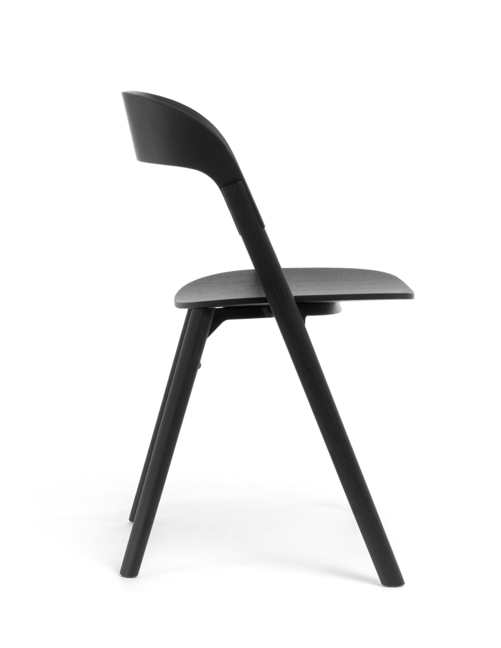 Magis Pila Stuhl schwarz, ergonomischer Stuhl, leicht, modernes Design, langlebig, Made in Italy