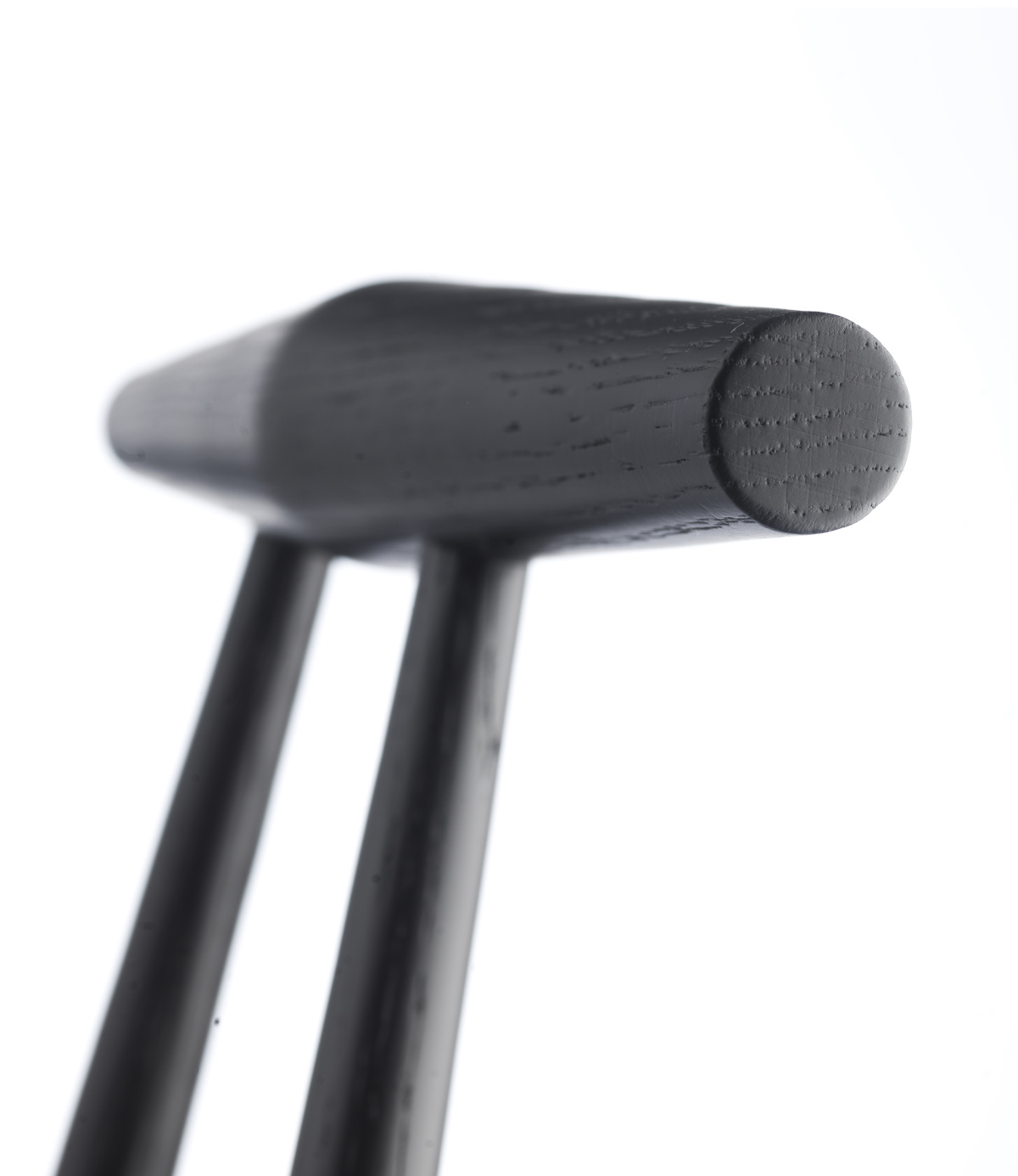 FDB Møbler J157 Anker Stuhl, ergonomisch, Eiche schwarz, nordisches Design, langlebig, funktional