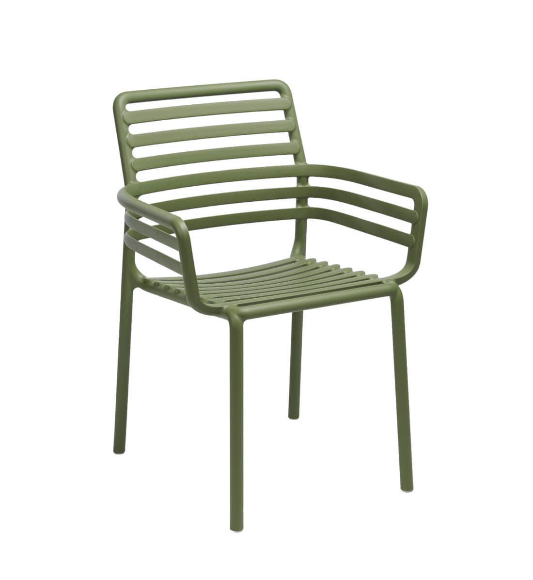 Nardi Doga Armlehnstuhl agave – italienischer Outdoor-Stuhl Nardi Doga Armlehnstuhl agave, italienischer Outdoor-Stuhl, wetterfest, leicht, langlebig, modernes Design