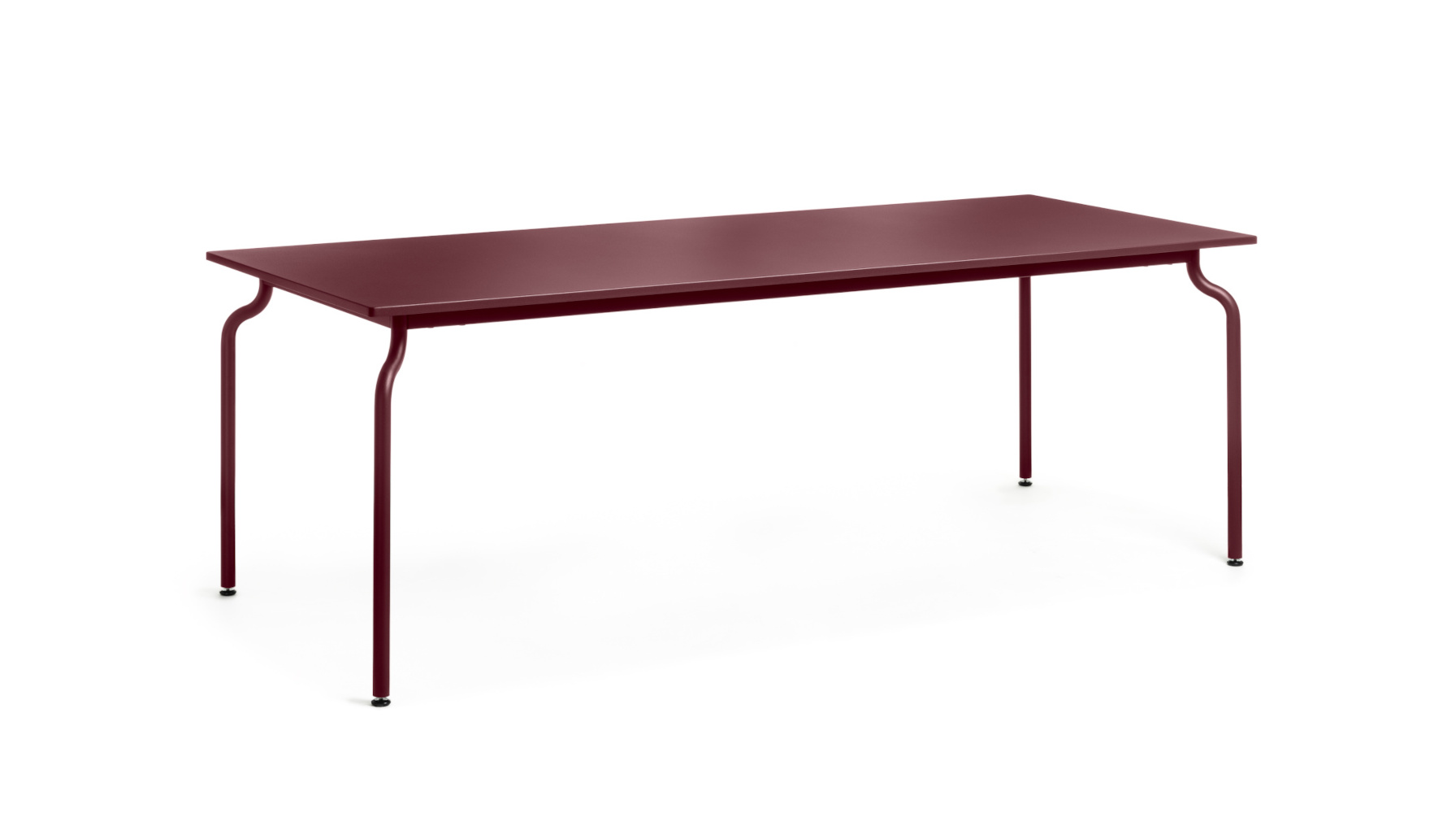 Magis South Esstisch 200x90 cm, bordeaux, italienisches Design, modern, stabil, hochwertig