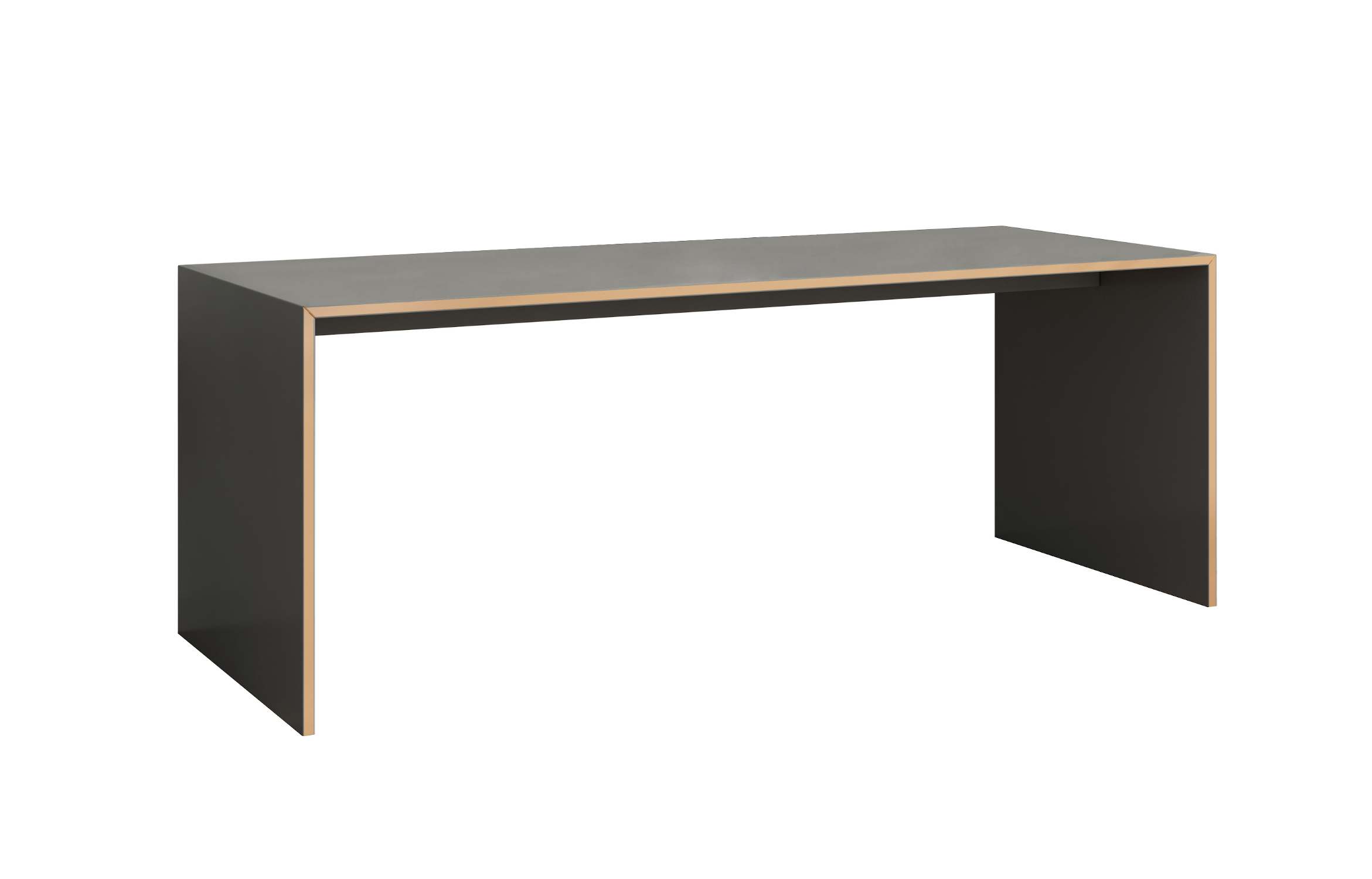 Freistell Schreibtisch, 160 x 80 cm, anthrazit