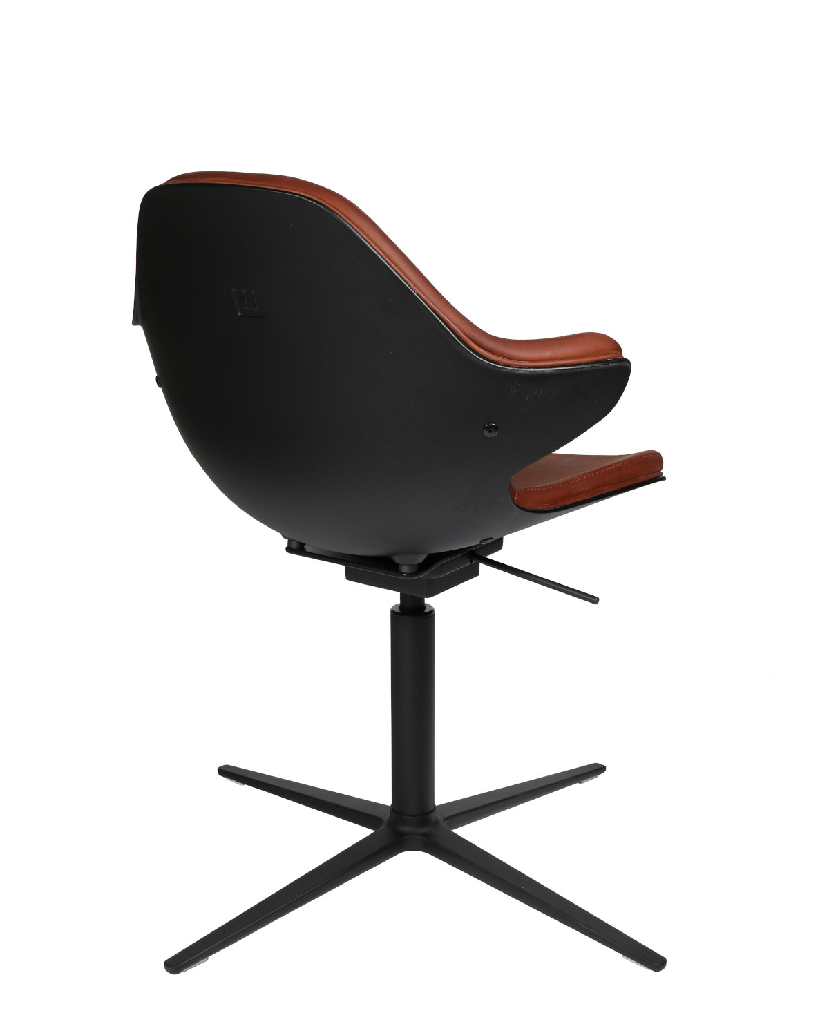 Hochwertiger W-Loft Sessel von Wagner, 4-Fuß-Gestell, höhenverstellbar, stilvoller Loungesessel für Office und Empfang