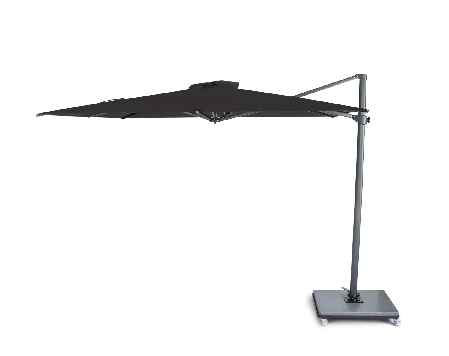 Weishäupl Freiarmschirm 300 x 300 cm in Schwarz