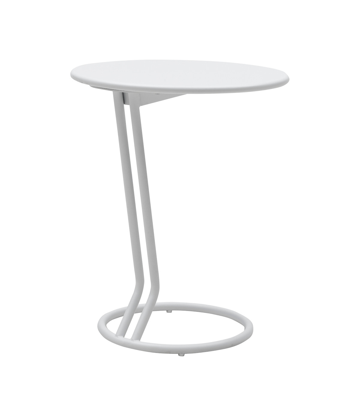 Softline Boggie Beistelltisch in Weiß, moderner minimalistischer Design-Tisch, leicht, praktisch für Wohnzimmer und Büro