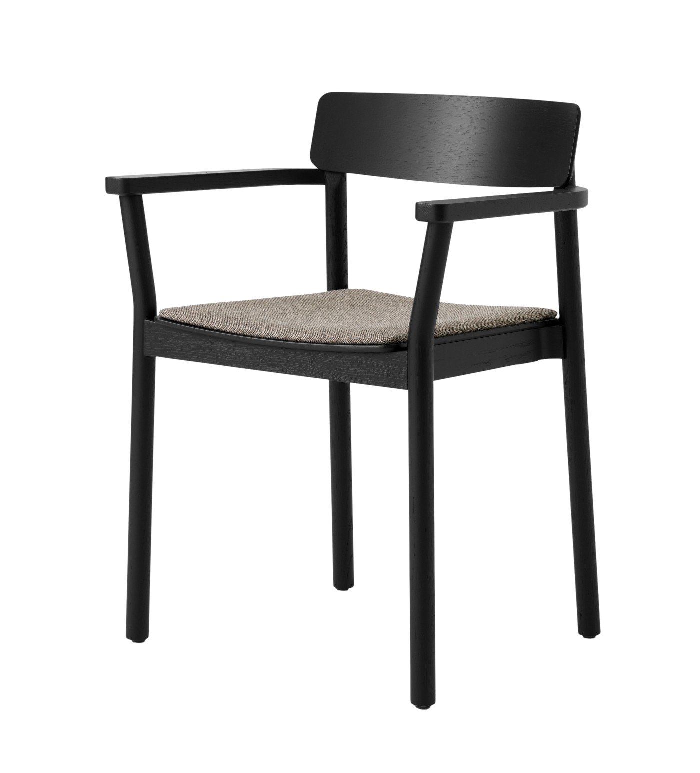 &Tradition Betty TK11 Armlehnstuhl, Eiche schwarz/clay, skandinavisches Design – elegant am Esstisch oder Arbeitsbereich