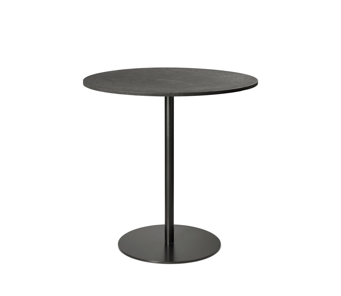 Mater Cafe Tisch, Ø 70 cm, coffee waste black