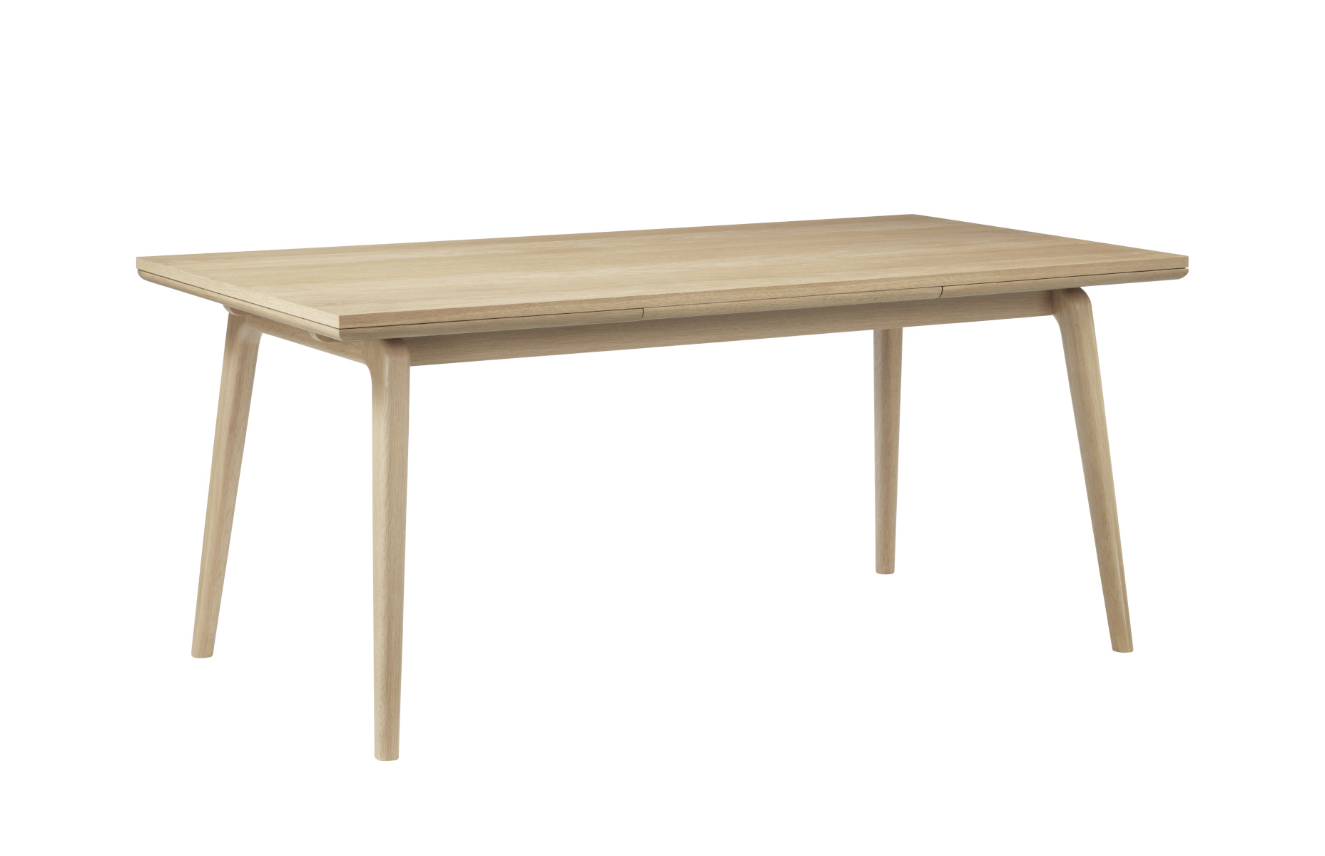 FDB Møbler C65 Astrup Tisch, ergonomisch, ausziehbar, Eiche natur, nachhaltig, nordisches Design, 170x90 cm