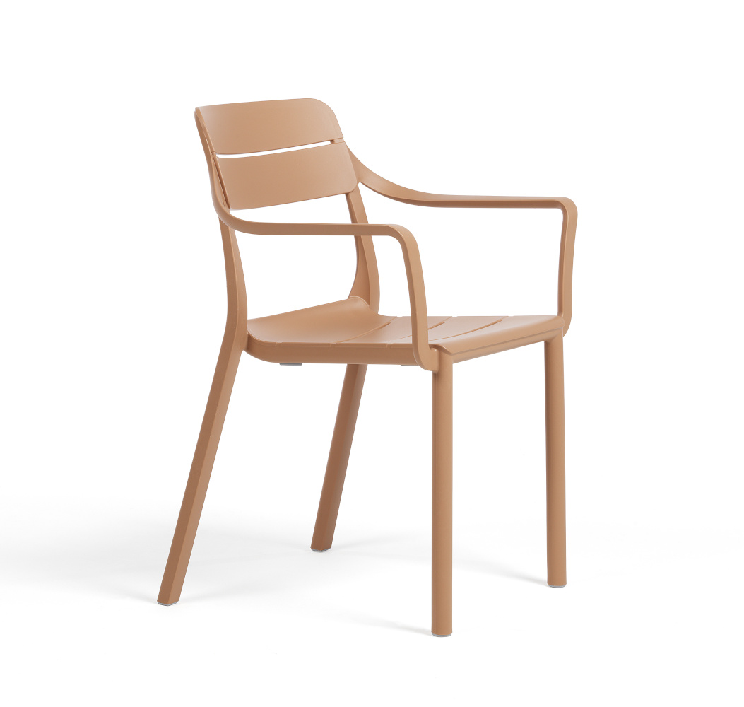 Nardi Cassia Armlehnstuhl, italenisches Design, cappuccino, ergonomisch, langlebig, funktional