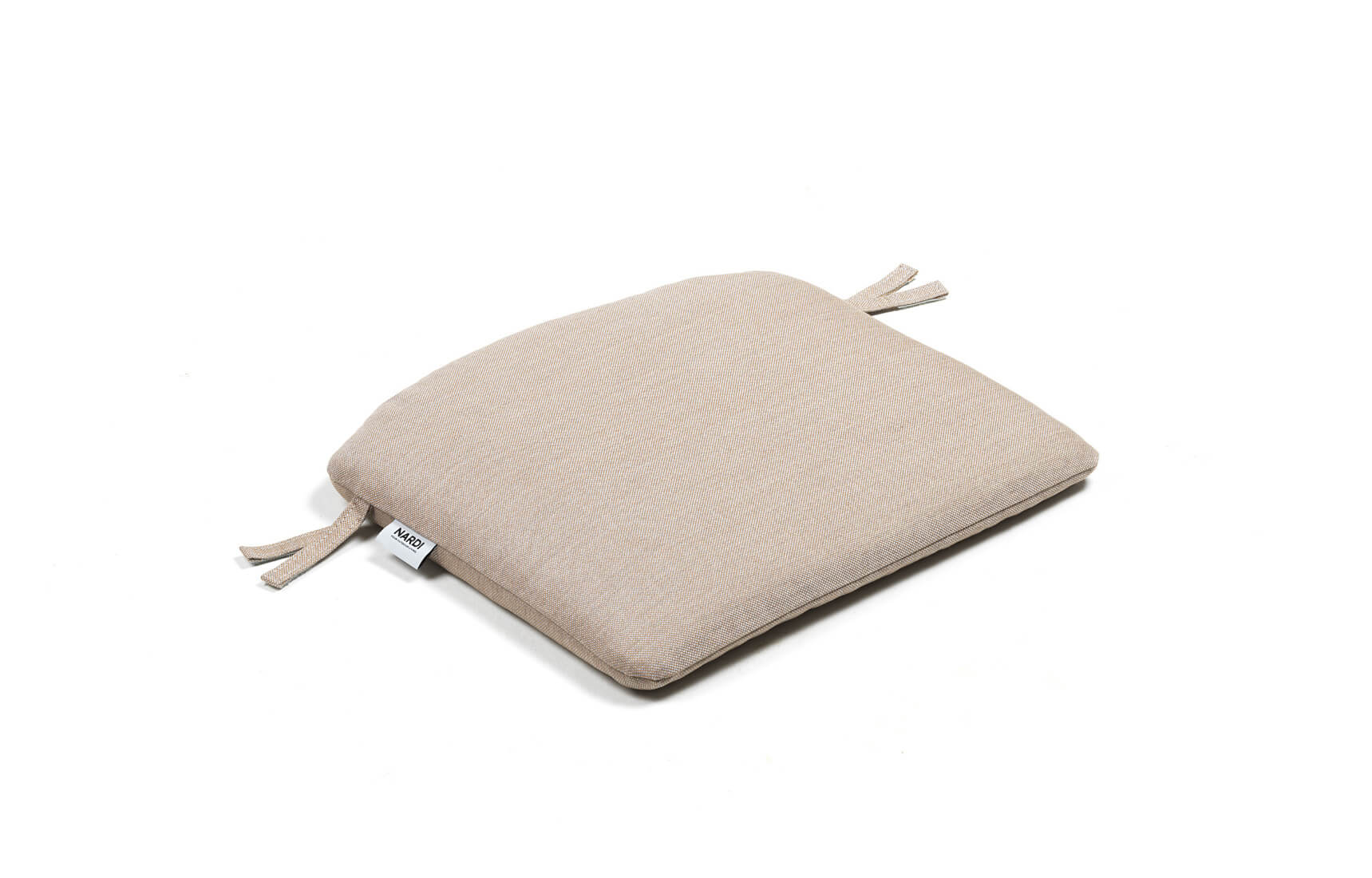 Nardi Doga Gartenstuhl mit Sitzkissen Lino, wetterfest, leicht, komfortabel, modernes italienisches Outdoor-Design