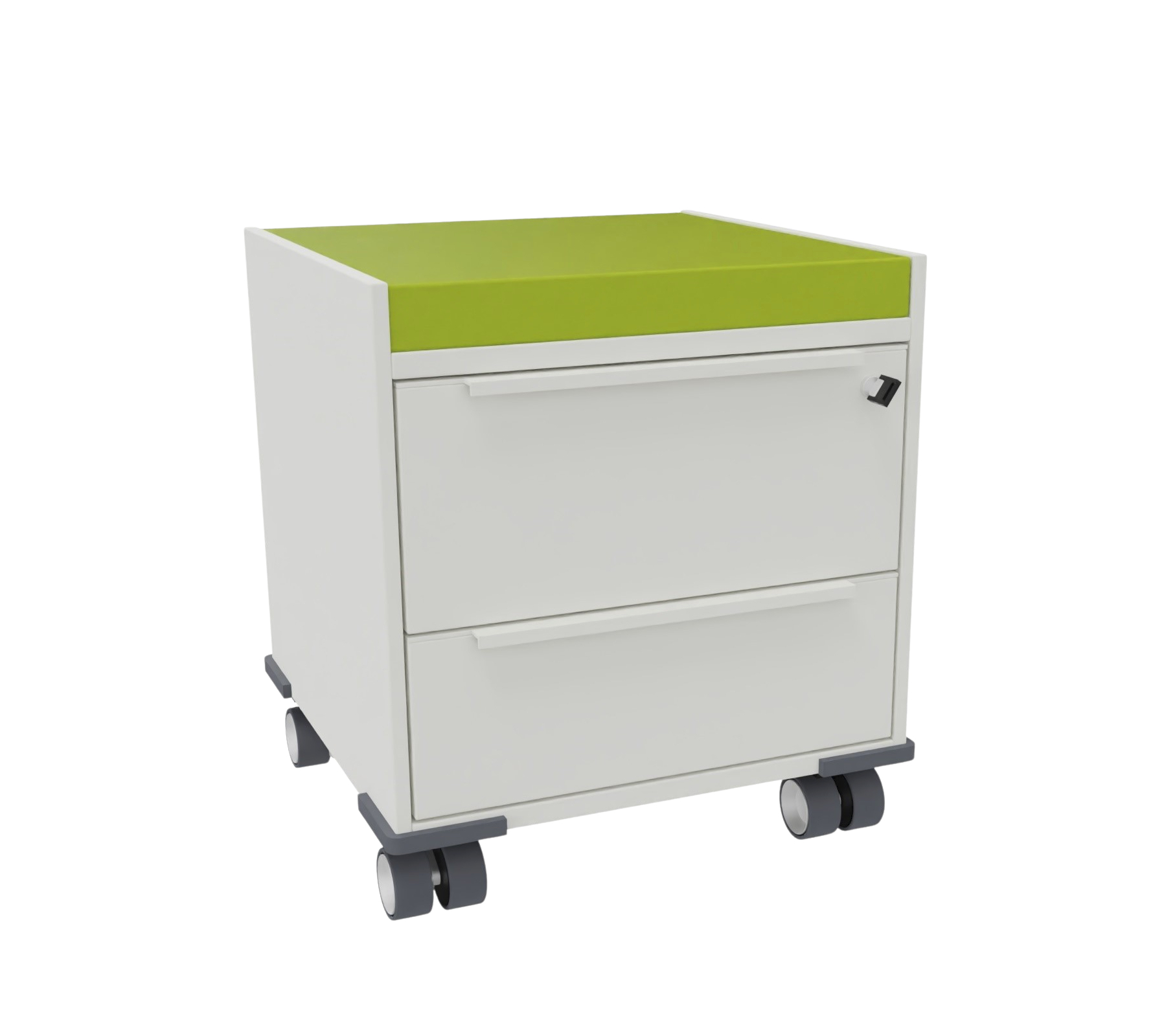 Caddy 1OH mit Rollen und Schübe