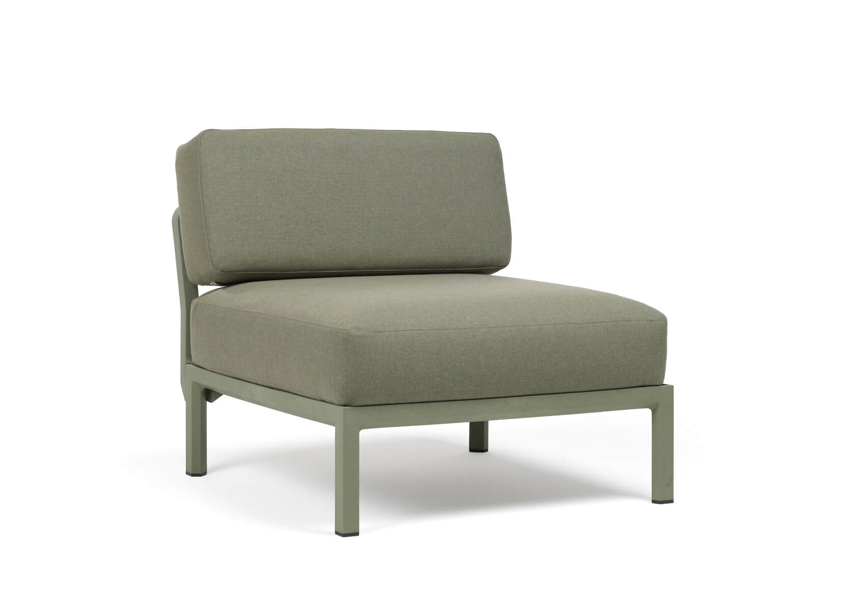 Nardi Maximo Modulsofa Mittelelement, cactus, Sunbrella, wetterfest, langlebig, italienisches Outdoor-Design