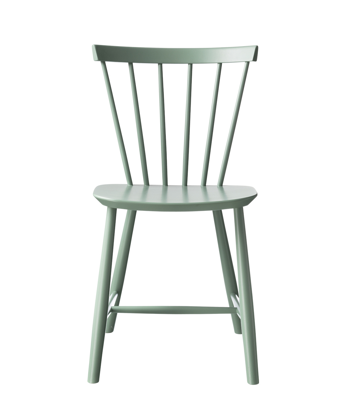 FDB Møbler J46 Stuhl, ergonomisch, Buche dusty green, nordisches Design, langlebig, funktional