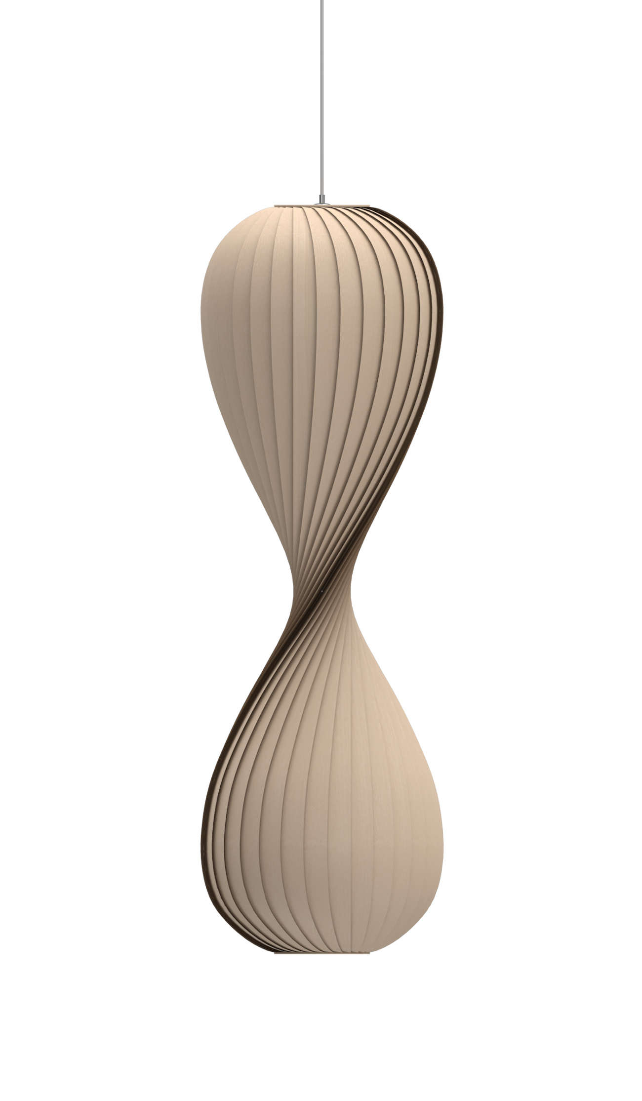 TR10 Pendelleuchte, Ø 43 x 133 cm, birke natur