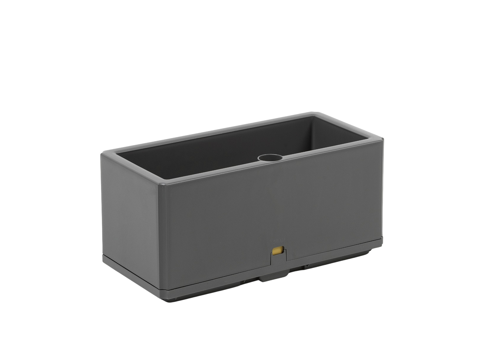 Nardi Sipario Vaso Blumenkübel basalto, Outdoor-Pflanzkübel, wetterfest, langlebig, modernes italienisches Design