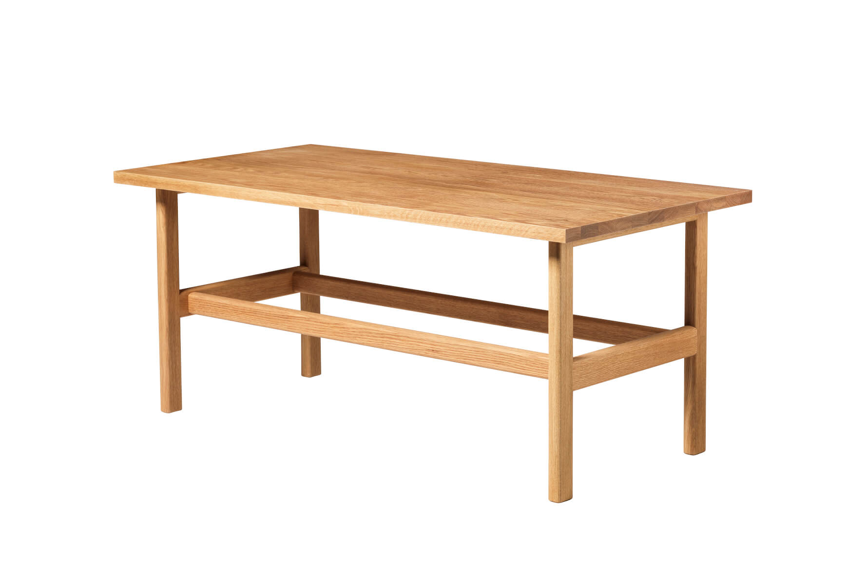 FDB Møbler D33 Couchtisch aus geölter Eiche, skandinavisches Design, hochwertig, nachhaltig