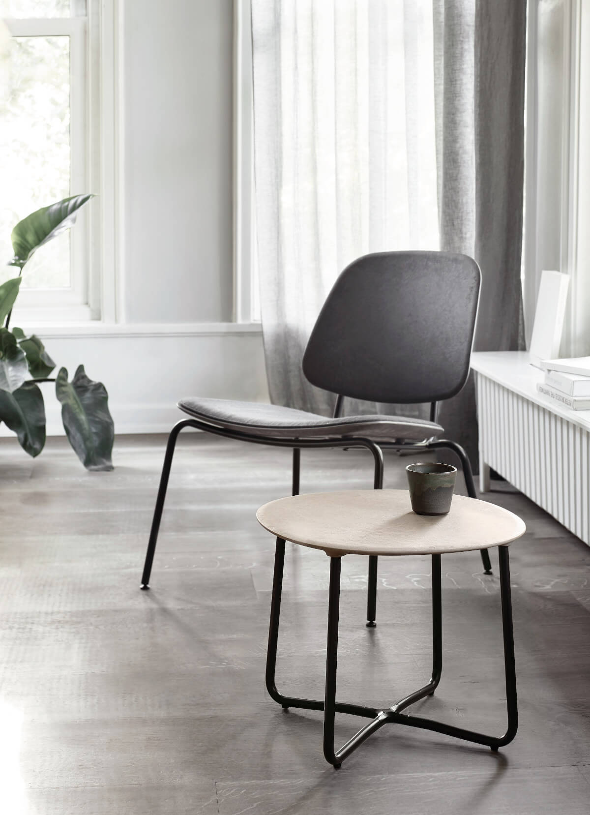 Lily Beistelltisch, höhe 25 cm, coffee waste light