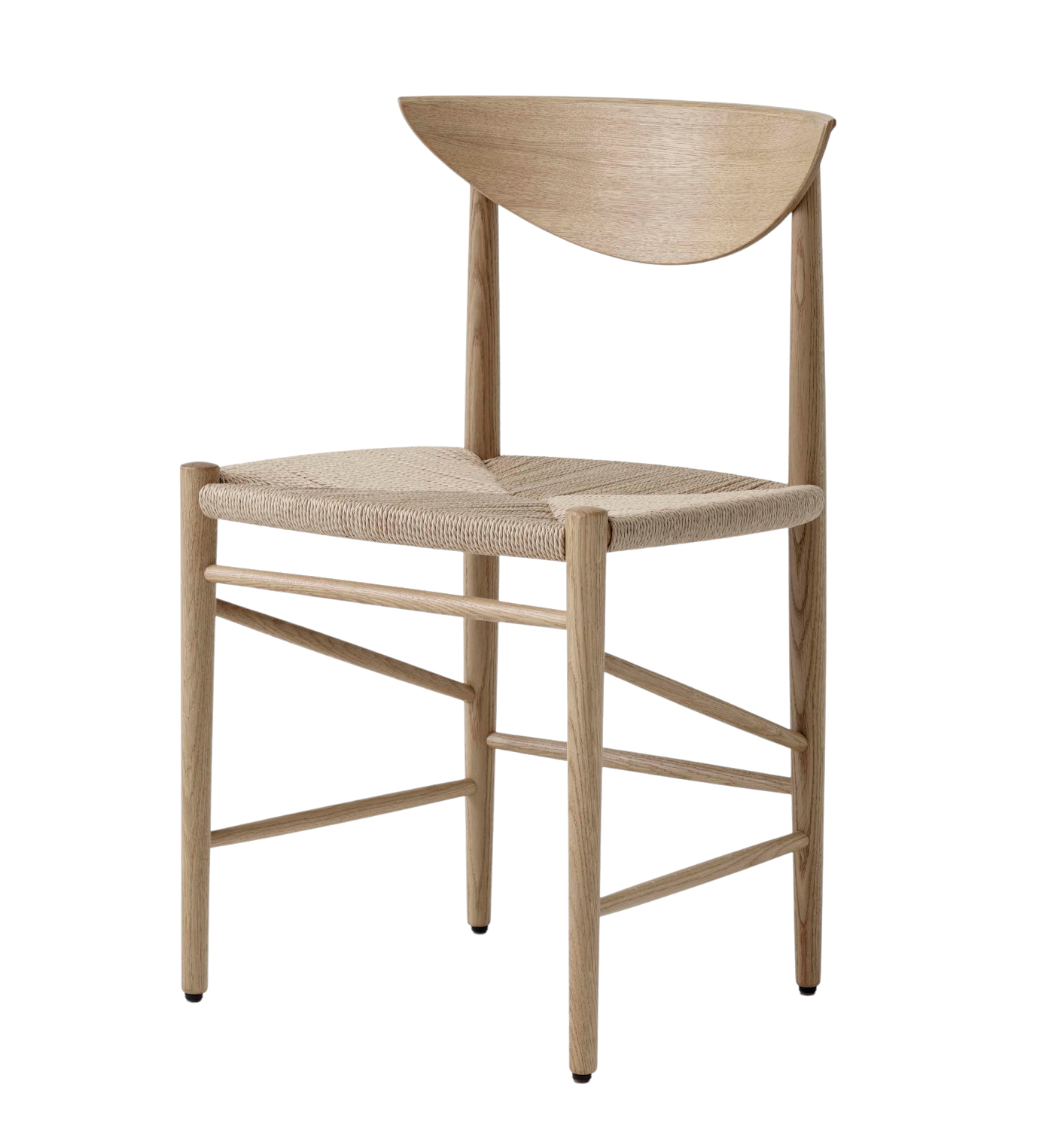 &Tradition Drawn HM3 Stuhl, Eiche geölt, dänisches Design, elegant und langlebig – stilvoll am Ess- oder Arbeitsplatz