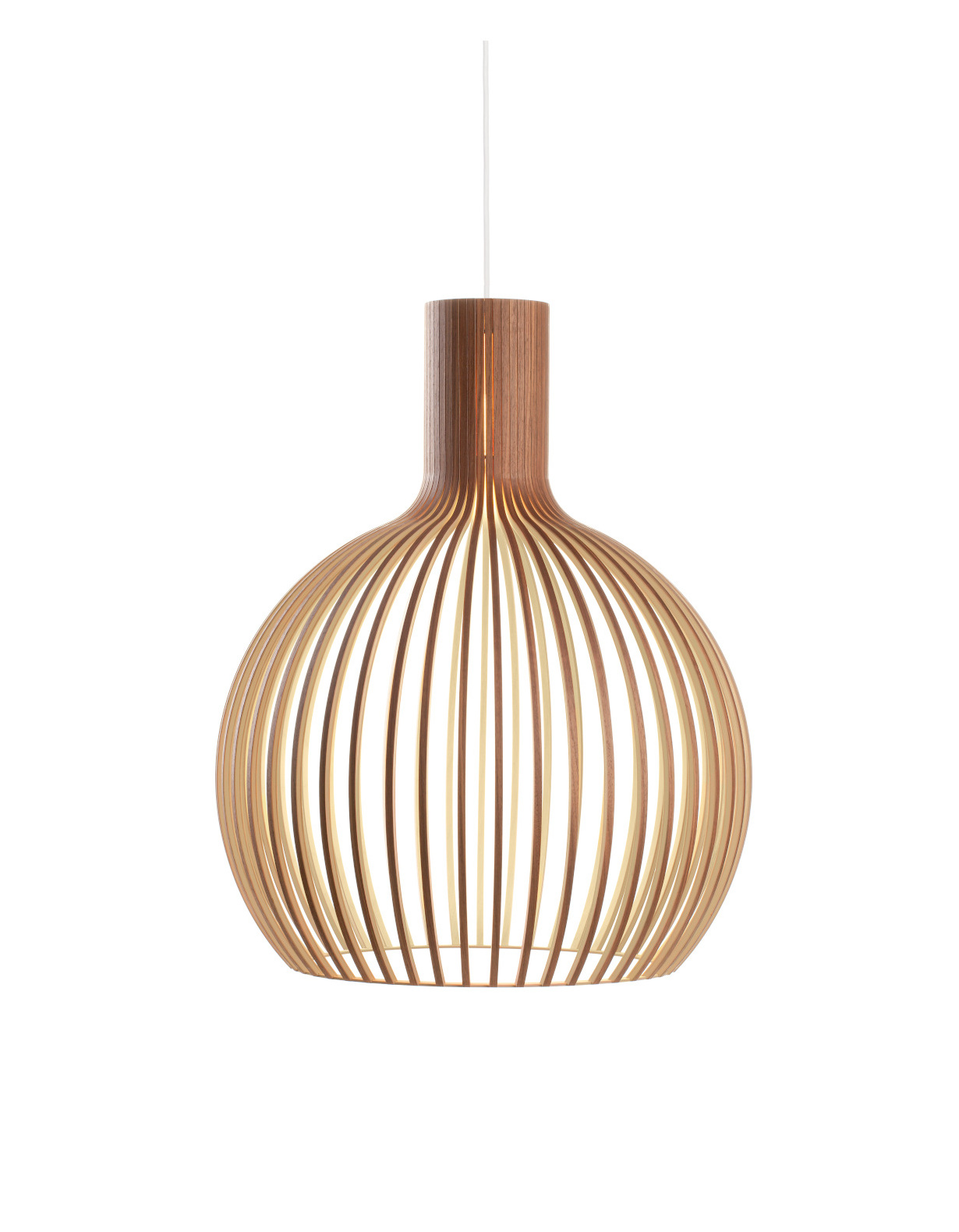 Octo 4240 Pendelleuchte, walnuss