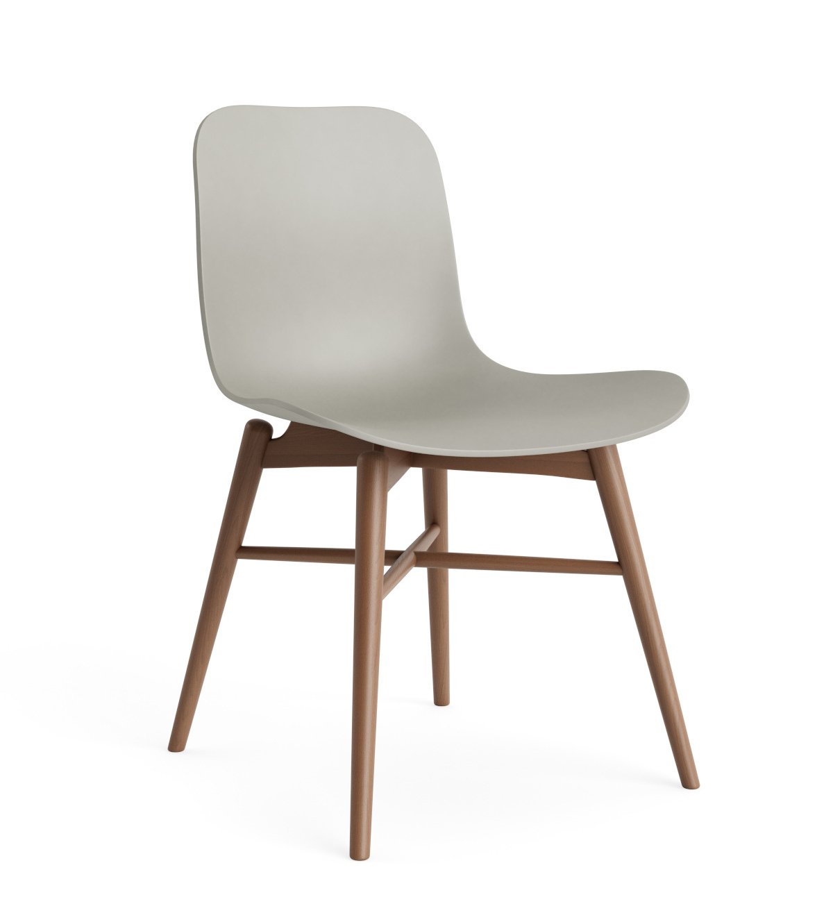 Langue Chair Wood, eiche geräuchert / flint grey
